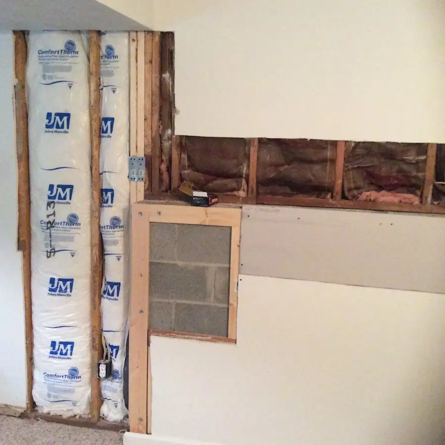 Wall insulation replacement during Odor Removal & Deodorization in Waupaca